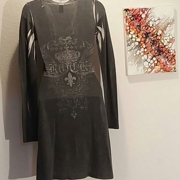 Copper Key Sweater Dress - Picture 3 of 4